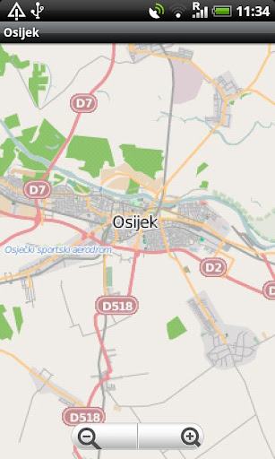Osijek Street Map