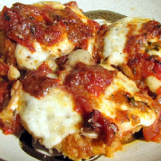 No Frying Eggplant Parmesan