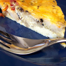 Cauliflower and Sun-Dried Tomato Pie / Quiche