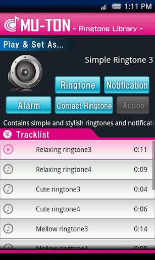 【免費音樂App】Simple Ringtone Library3-APP點子