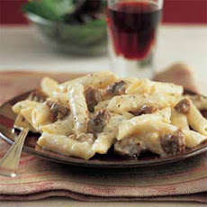 Dracula's Revenge (Baked Penne with Sausage and Garlic)