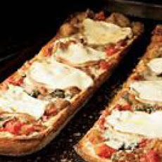 Eggplant Parm Bread Pizza