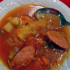 Kielbasa and Sauerkraut Soup (Borsch, Borscht)