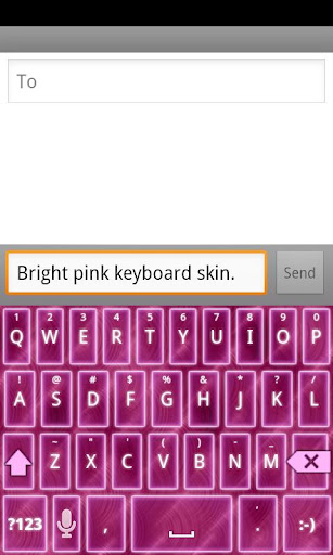 Bright Pink Keyboard Skin