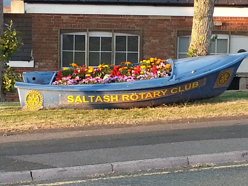 Saltash Rotary Club Grass Flower Boat