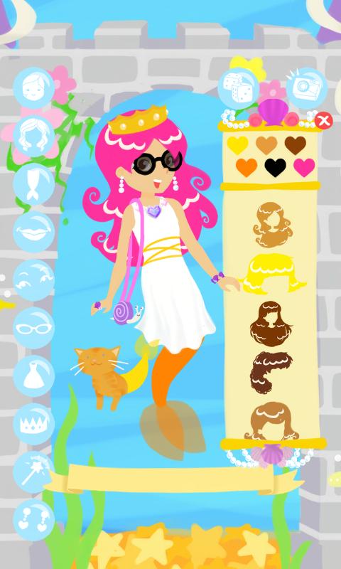 Android application Mermaid Fashion Show Dress Up screenshort