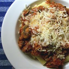 Rigatoni with Pizza Accents