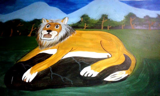 Mural Lion King