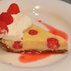 Raspberry Key Lime Pie