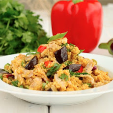 Yellow Curry and Coconut Couscous