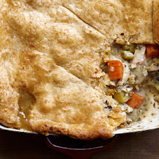 Chicken Potpie With Cheddar Crust