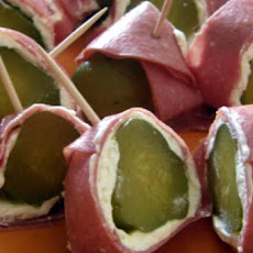 Dill Pickle Ham Pinwheels (Ham Rollups)