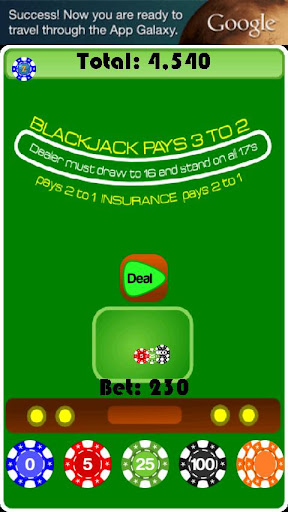 BlackJack Casino Card Game