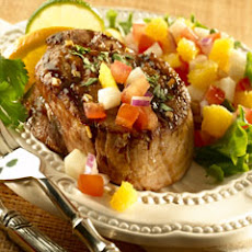 Mexican Seared Steaks With Jicama Salsa