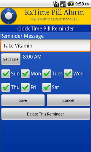 【免費醫療App】RxTime Pill Reminder-APP點子