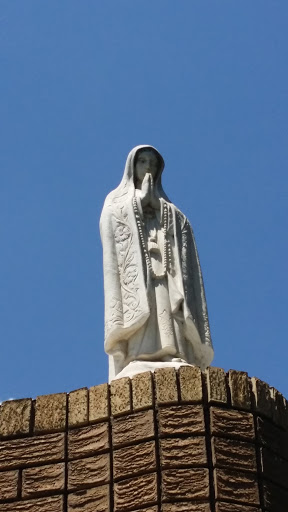 Cedar of Lebanon Pray for Us Statue 