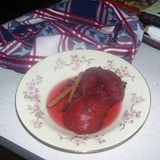 Crock Pot Brilliant Red Pears