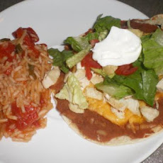 Chicken Tostadas