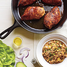 Blackened Chicken with Dirty Rice
