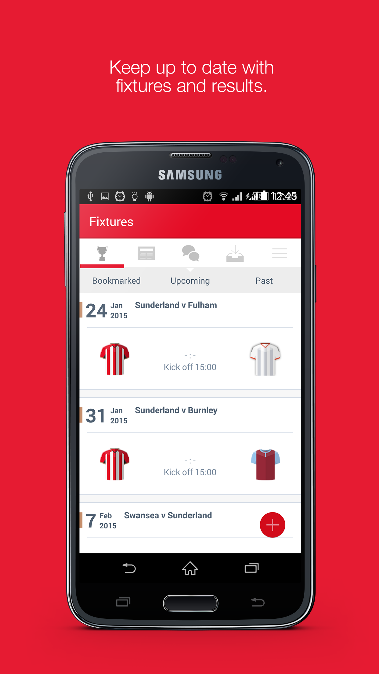 Android application Fan App for Sunderland AFC screenshort