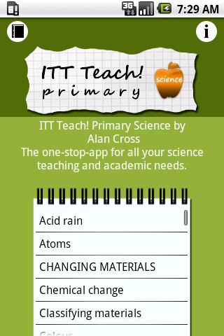 ITT Teach Primary Science