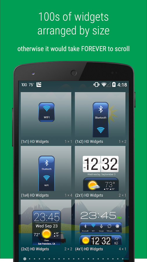    HD Widgets- screenshot  