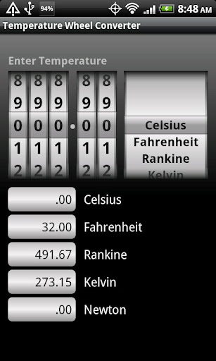 Temperature Wheel Converter