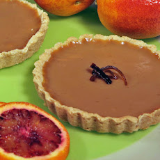 Blood Orange and Maple Custard Tart (Vegan, Gluten Free)
