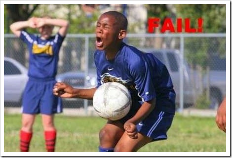 funny fail pictures. Kids Soccer FAIL Picture