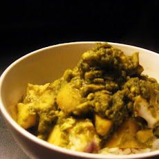 Hara Masala Pomfret- Indian Green Curry with Fish