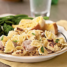 Farfalle with Cauliflower and Turkey Sausage