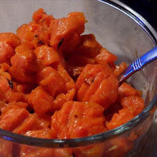 Thyme (Or Mint) Glazed Carrots
