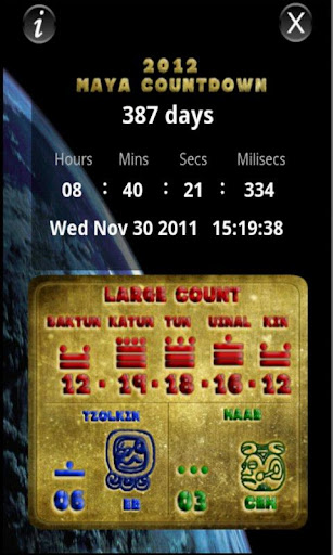 2012 Maya Countdown