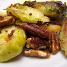 Shredded Brussels Sprouts & Pecans Salad