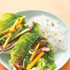 Asian Beef Lettuce Wraps