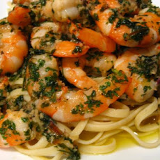 Shrimp and Shallot Linguini from Trader's Joes