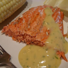 Grilled Salmon With Basil Aioli