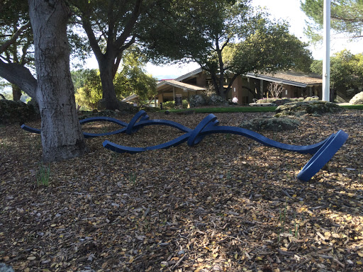 Blue Snakes Sculpture