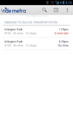 ride-metra for android screenshot