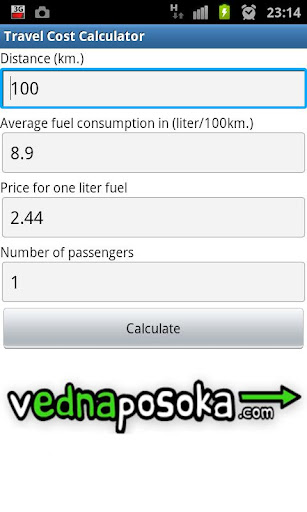 Travel Cost Calculator