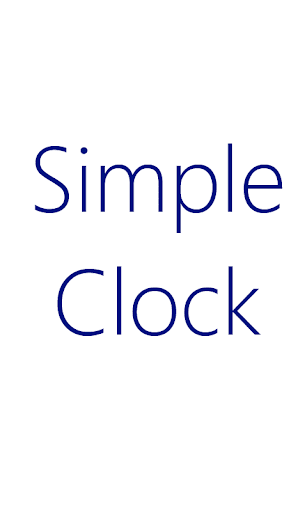 Simple Clock