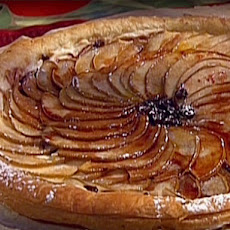 Pear Tart with Goat Cheese and Port