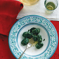 Spinach and Ricotta Gnudi with Sage Butter