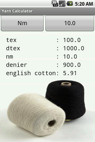 Yarn Calculator