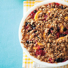 Peach-Berry Crumble