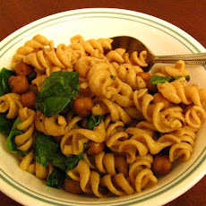 Fusilli with Garbanzo Beans