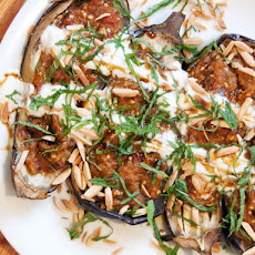 Fainting Imam (Turkish Baked Stuffed Eggplant)