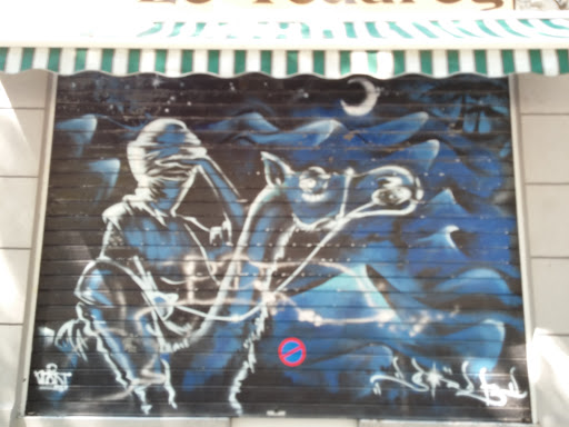 Grafitti Chameau des Sables 