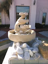 Concrete Cascading Fountain