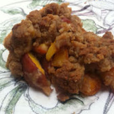 Brandied Peach Almond Pie